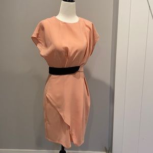 ASOS Pink Dress with Black waistband